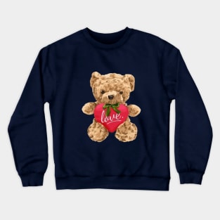 Let's Share Love - Bear Crewneck Sweatshirt